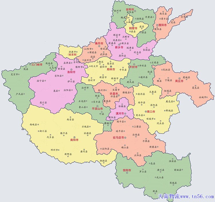 河南省地圖www.jiaodai1.com